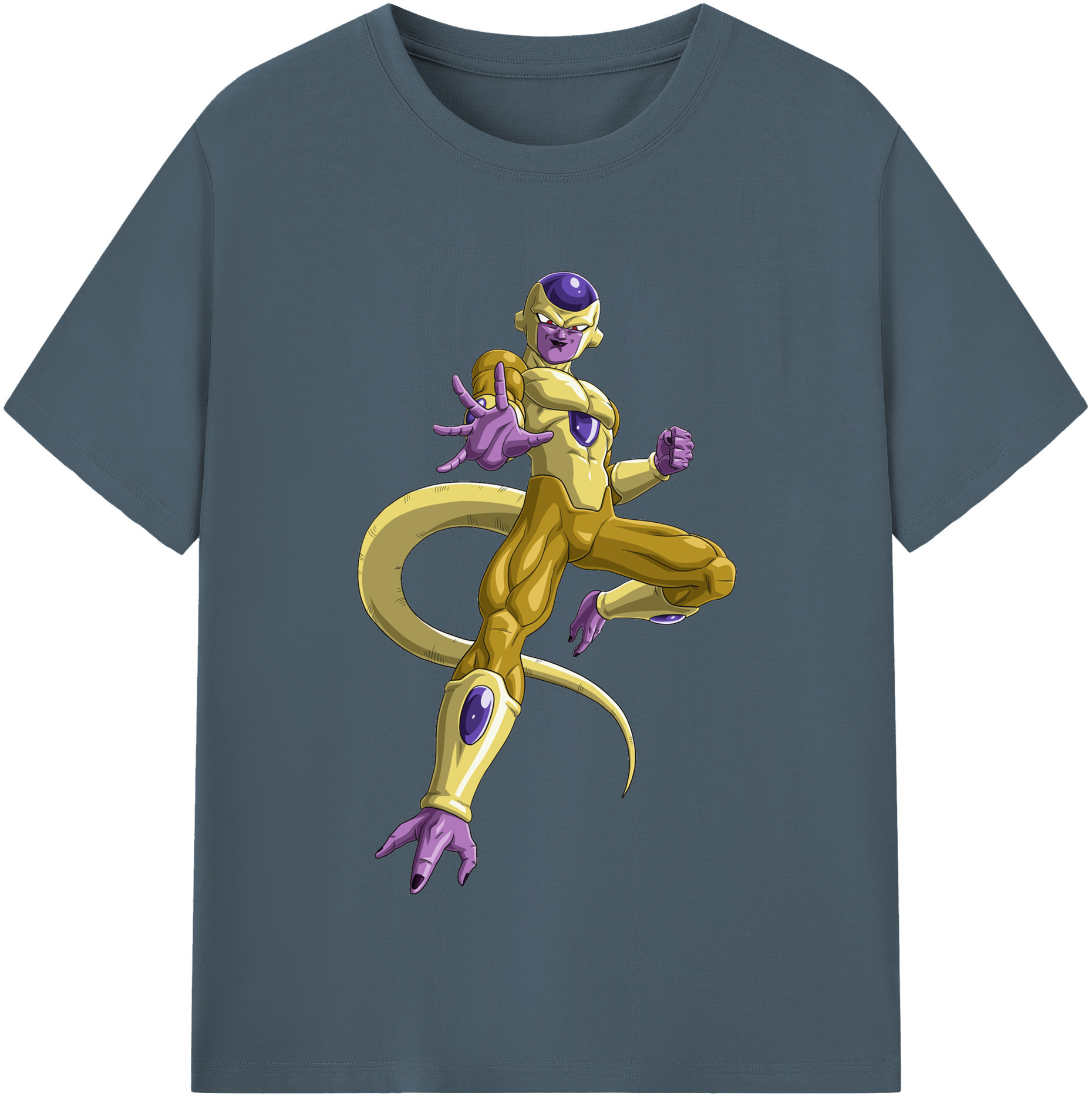 （画像用） ドラゴンボール フリーザ DRAGON BALL Frieza 綿100％半袖Tシャツ（フロントプリント）